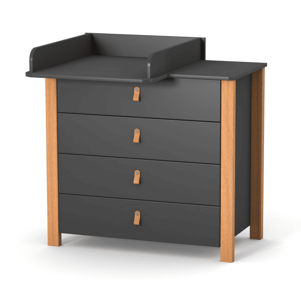 Přebalovací pult odnímatelný Úzký 600 Gekko Kids, Tmavě šedá